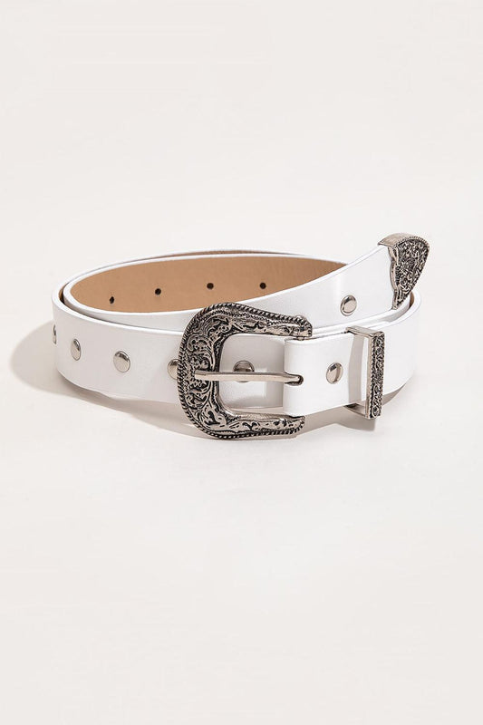 PU Leather Studded Belt - 808Lush