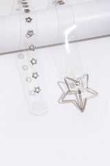 Adjustable PVC Star Shape Buckle Belt - 808Lush