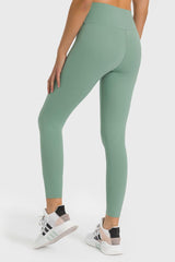 High Waist Ankle-Length Yoga Leggings - 808Lush