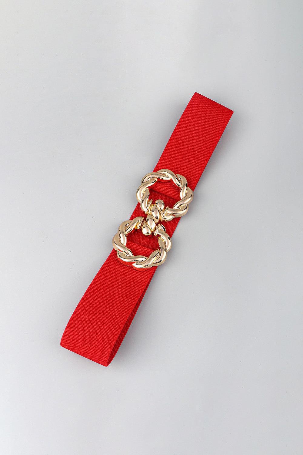 Zinc Alloy Buckle Elastic Belt - 808Lush