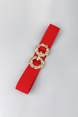 Zinc Alloy Buckle Elastic Belt - 808Lush