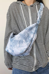 Tie-Dye Canvas Sling Bag - 808Lush