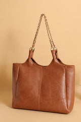 PU Leather Tote Bag - 808Lush