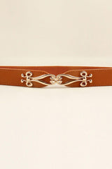 Alloy Buckle Elastic Belt - 808Lush