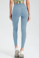 Wide Waistband High Waist Sport Leggings - 808Lush