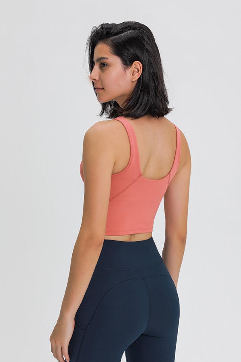 Scoop Back Sports Bra - 808Lush