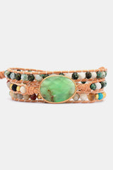 Natural Stone & Agate Layered Bracelet - 808Lush