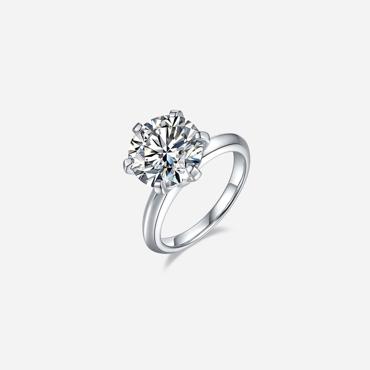 5 Carat Moissanite 925 Sterling Silver Ring - 808Lush