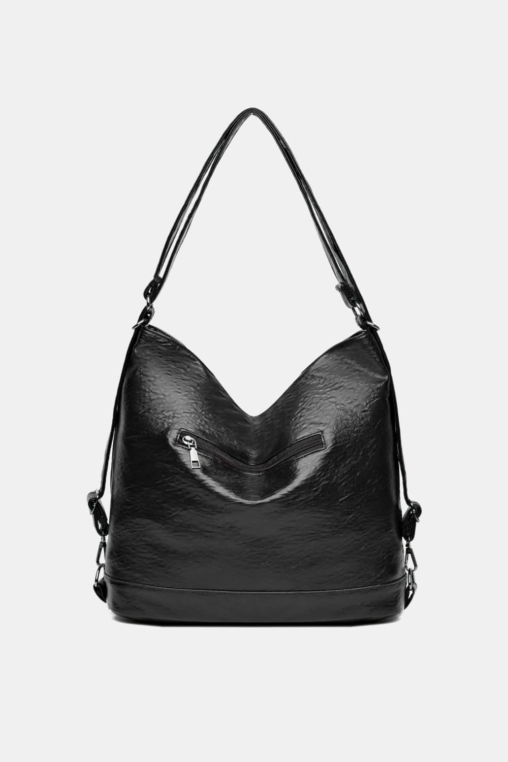 PU Leather Shoulder Bag - 808Lush