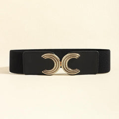 Double C Buckle Elastic Belt - 808Lush