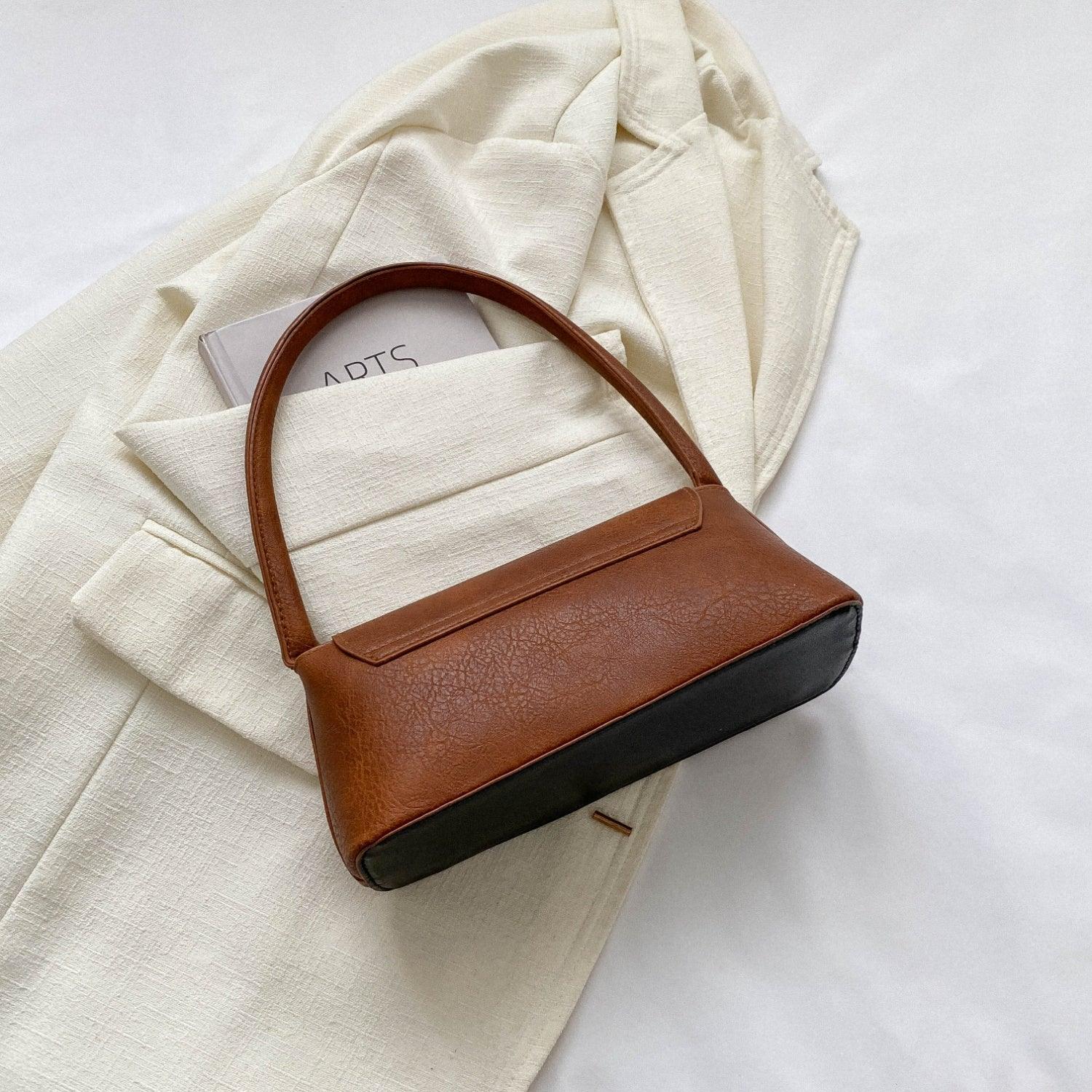 PU Leather Shoulder Bag - 808Lush