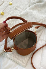 PU Leather Crossbody Bag - 808Lush