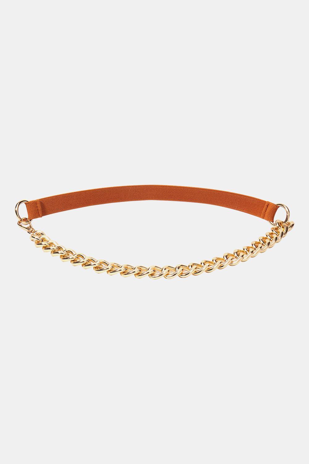 Half Alloy Chain Elastic Belt - 808Lush