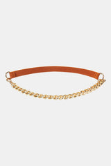 Half Alloy Chain Elastic Belt - 808Lush