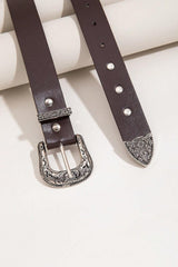 PU Leather Studded Belt - 808Lush