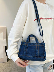 Adored Denim Shoulder Bag - 808Lush