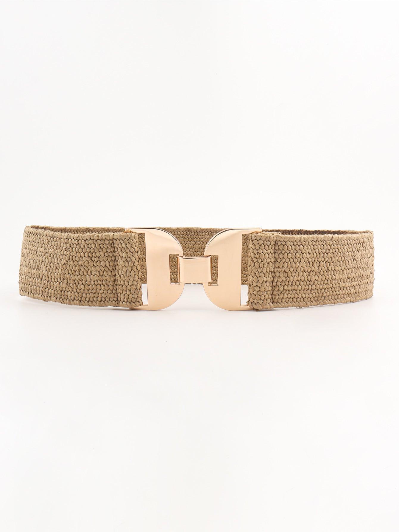 Alloy Buckle Elastic Belt - 808Lush