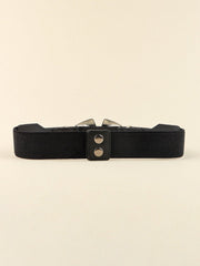 Double Buckle PU Leather Belt - 808Lush