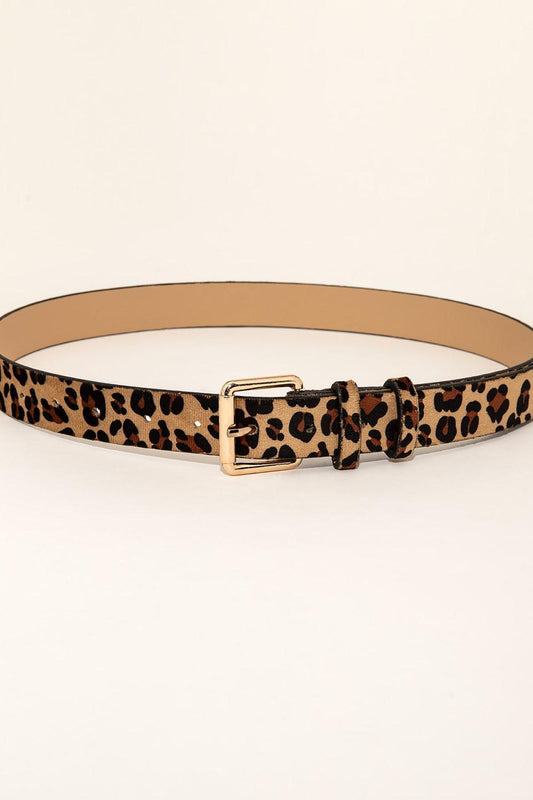 Leopard PU Leather Belt - 808Lush