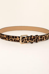 Leopard PU Leather Belt - 808Lush