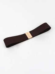 Alloy Buckle Elastic Belt - 808Lush