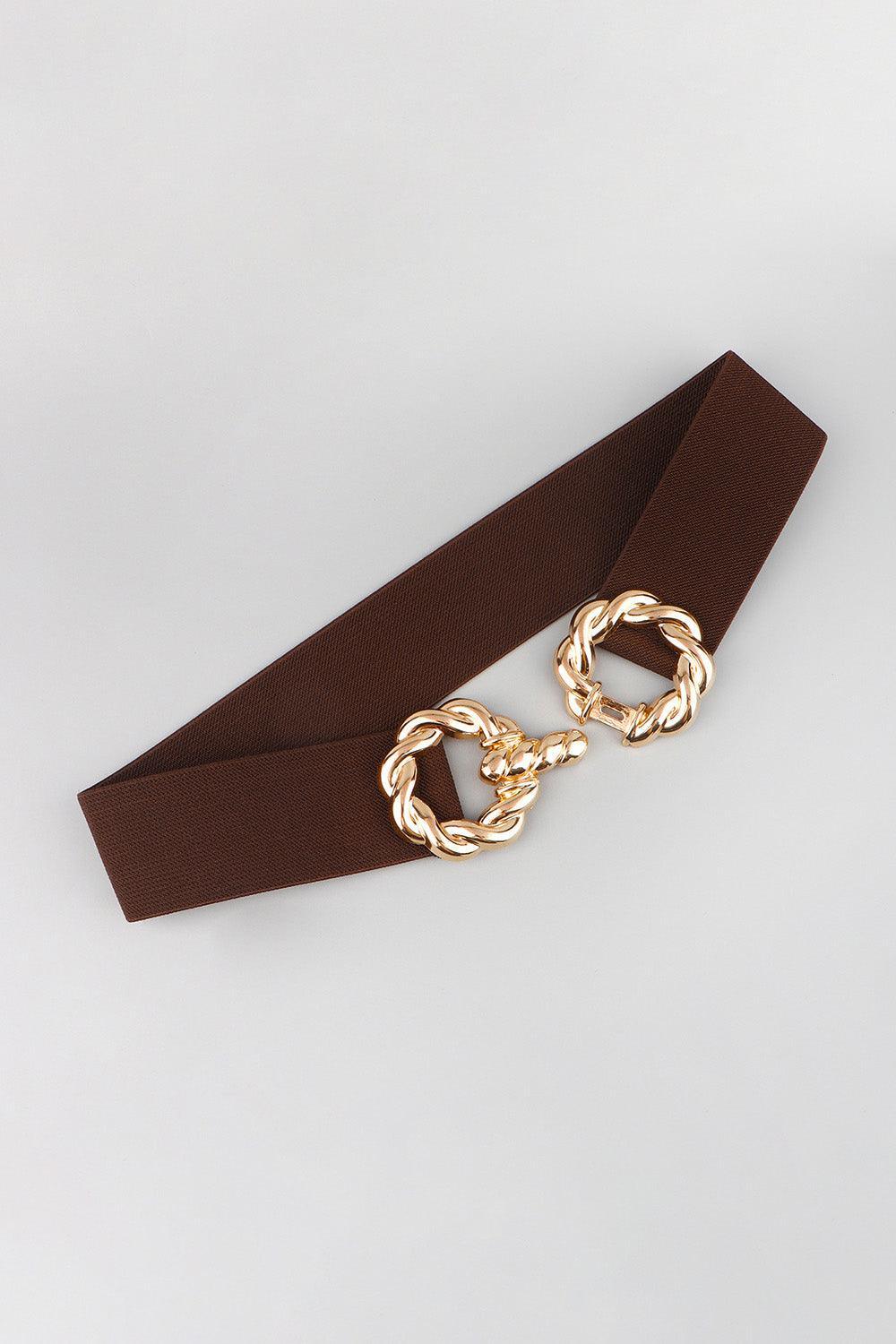 Zinc Alloy Buckle Elastic Belt - 808Lush