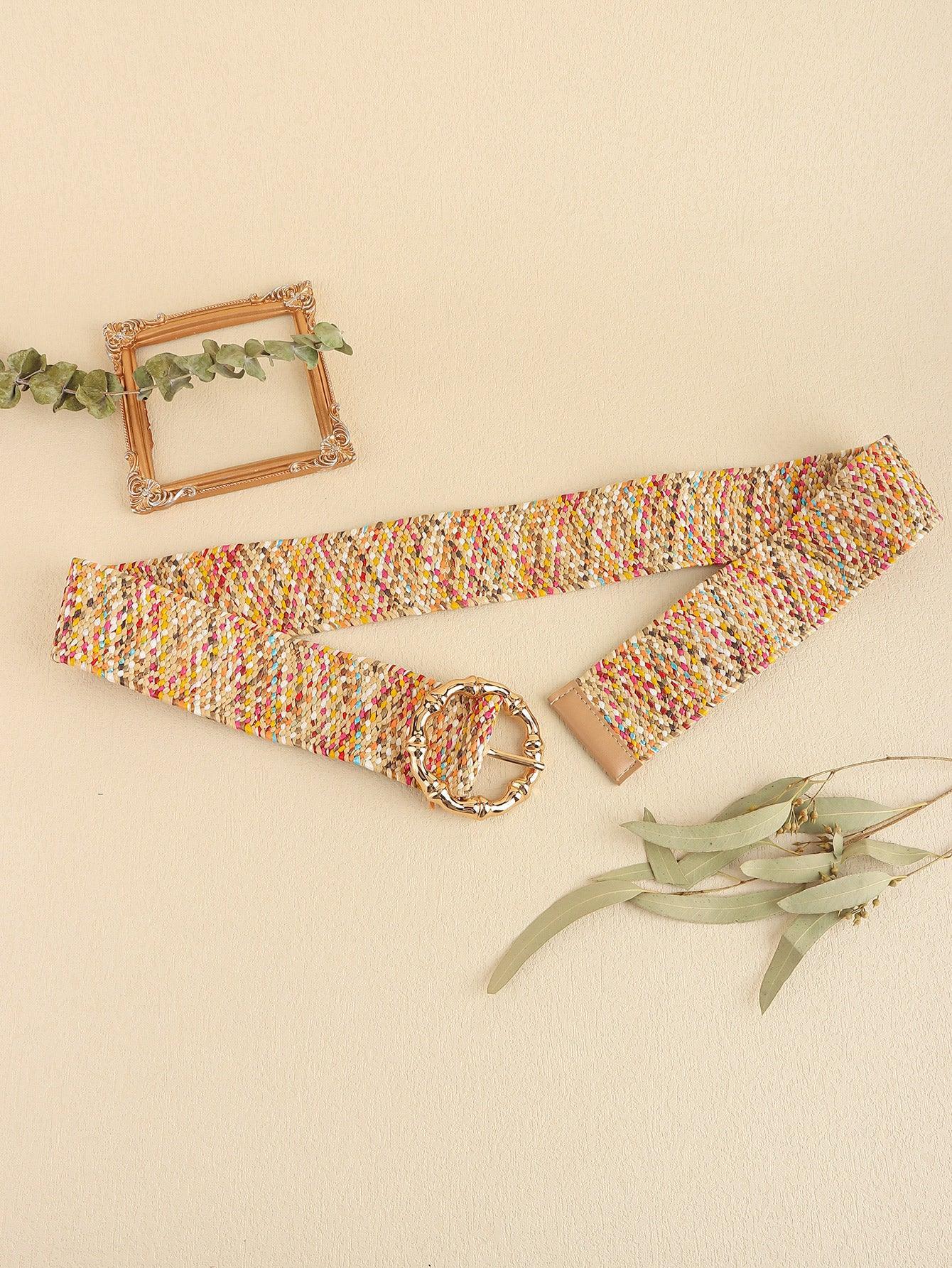 Multicolored Wide Belt - 808Lush