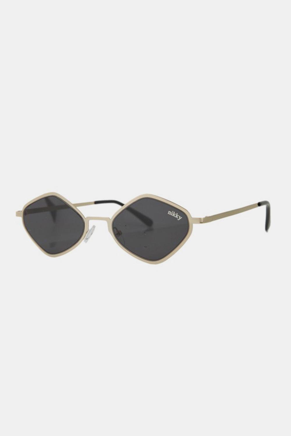 Nicole Lee USA Metal Frame Geometric Sunglasses - 808Lush