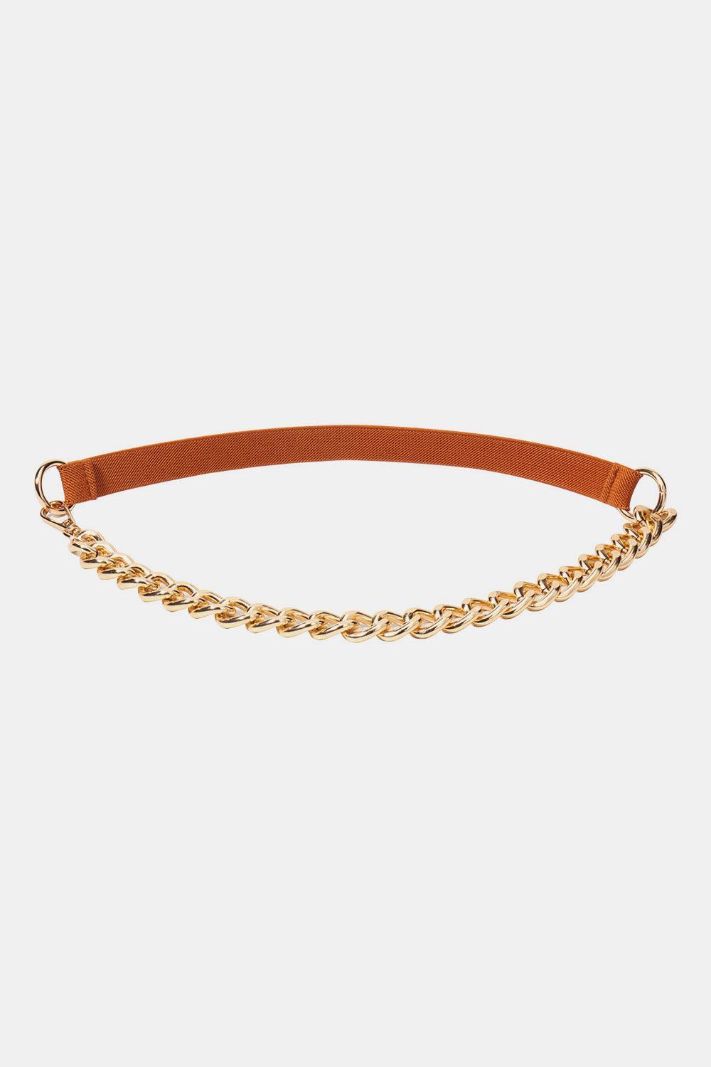 Half Alloy Chain Elastic Belt - 808Lush