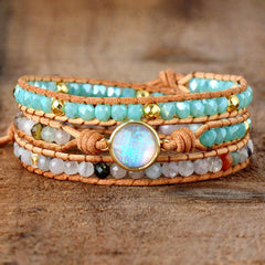 Opal Beaded Layered Bracelet - 808Lush