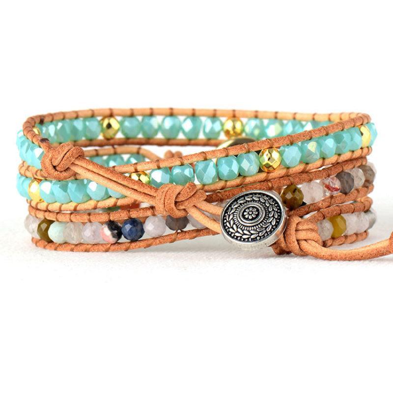 Opal Beaded Layered Bracelet - 808Lush