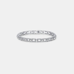 3.2 Carat Moissanite 925 Sterling Silver Bracelet - 808Lush