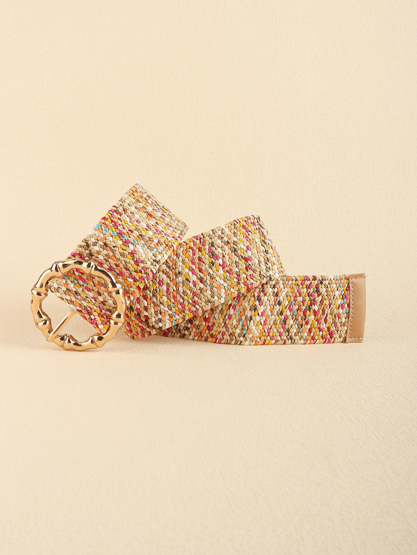 Multicolored Wide Belt - 808Lush