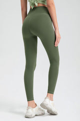 Wide Waistband High Waist Sport Leggings - 808Lush