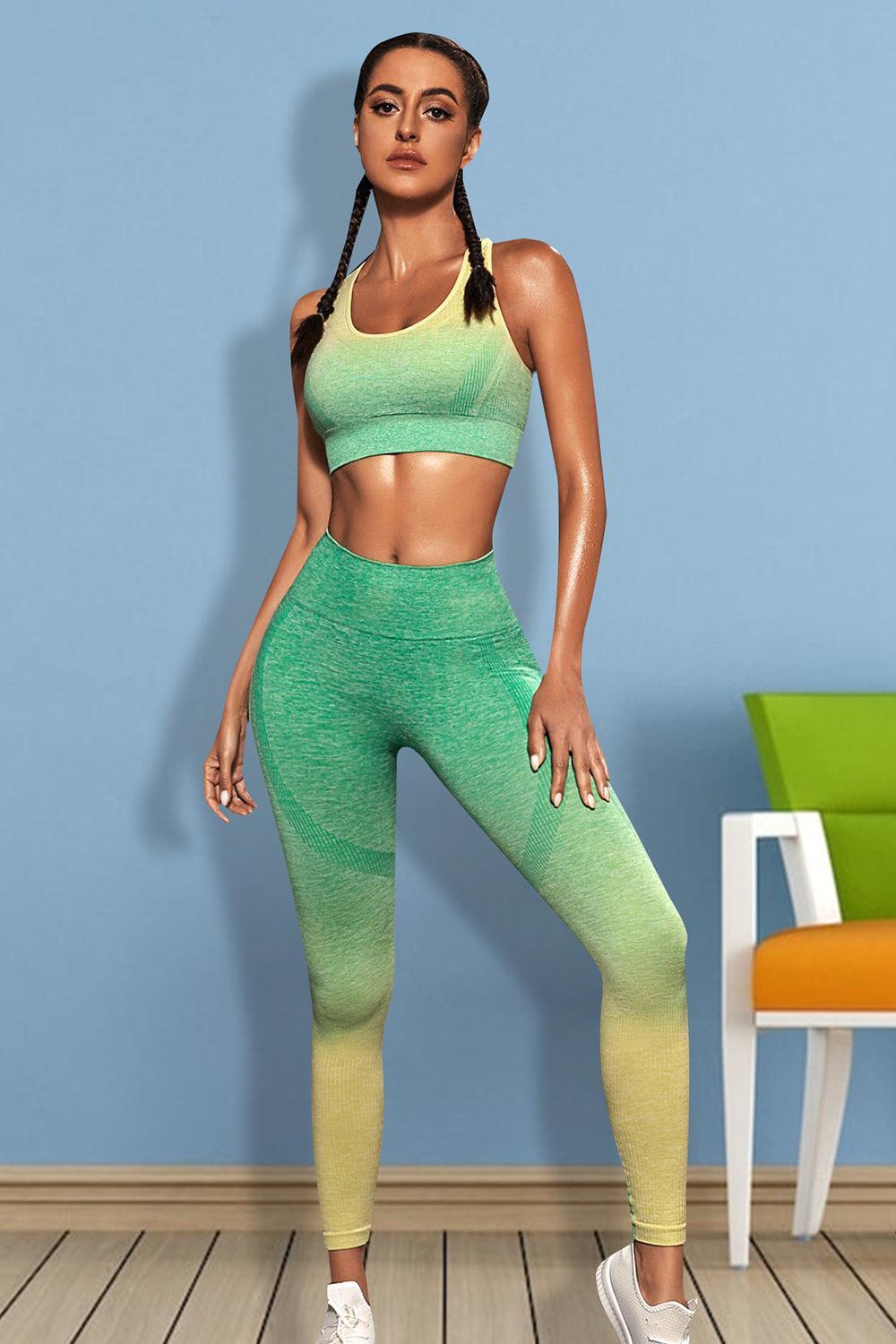 Gradient Sports Tank and Leggings Set - 808Lush