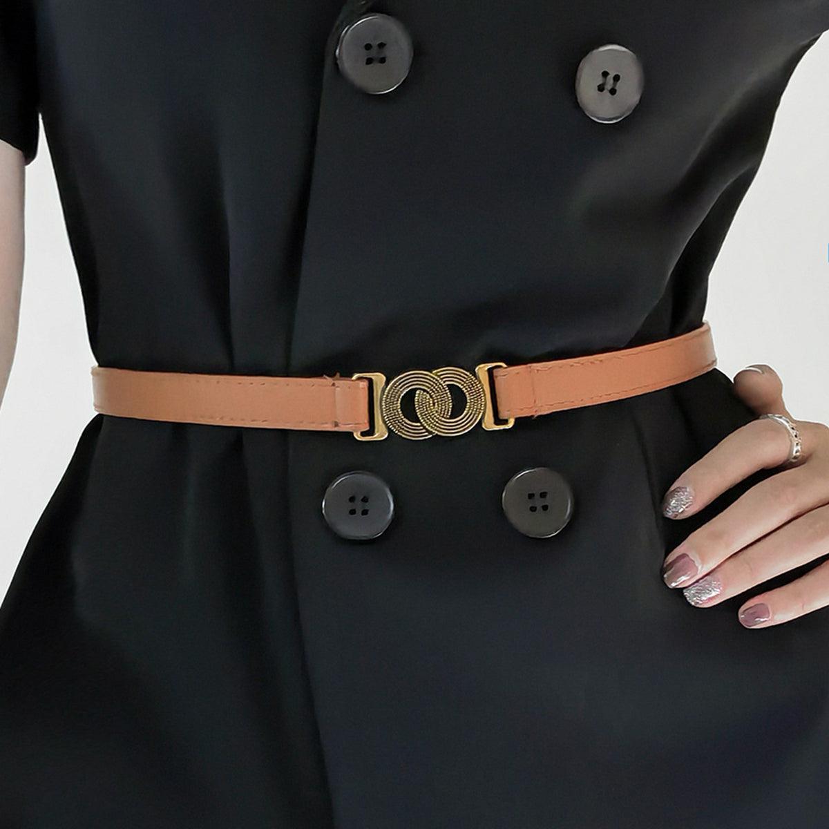 Alloy Buckle PU Belt - 808Lush