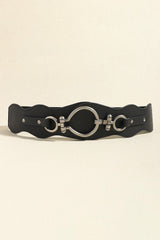 PU Leather Zinc Alloy Buckle Belt - 808Lush