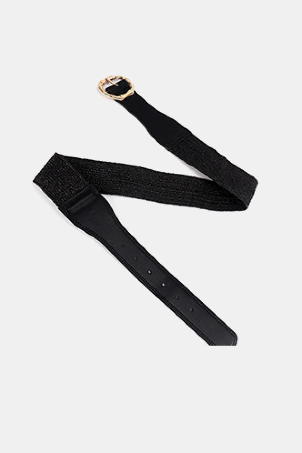 Alloy Buckle Braided Belt - 808Lush