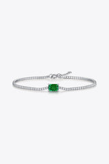 Adored 1 Carat Lab-Grown Emerald Bracelet - 808Lush