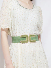 Wide Braid Belt - 808Lush