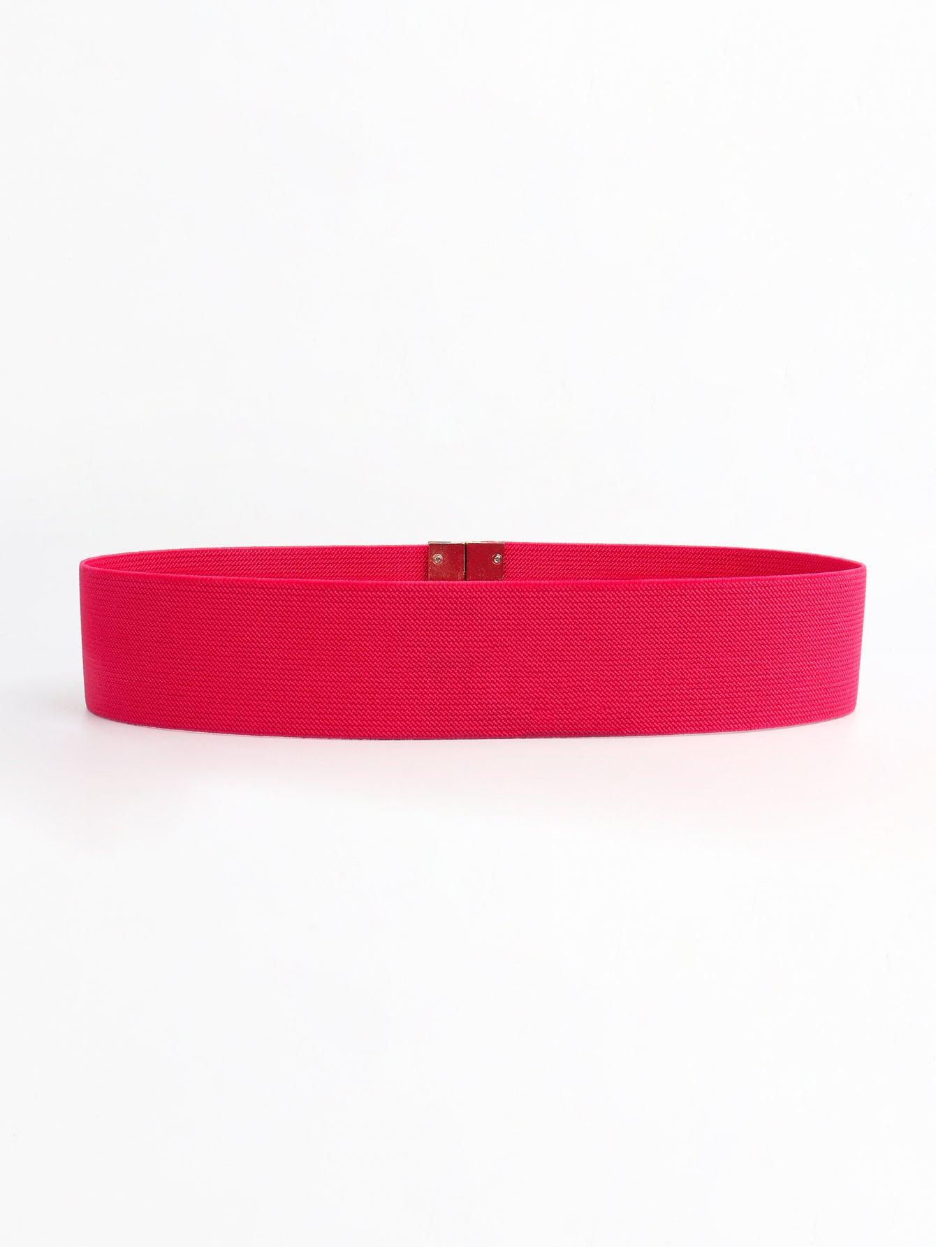 Alloy Buckle Elastic Belt - 808Lush