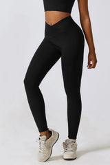 V-Waistband Sports Leggings - 808Lush