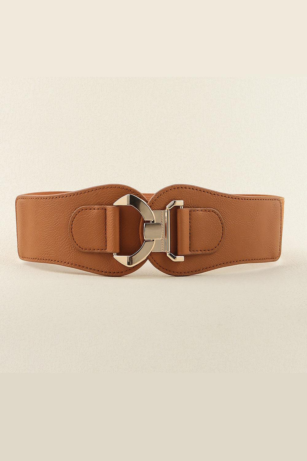 Alloy Buckle Elastic Belt - 808Lush