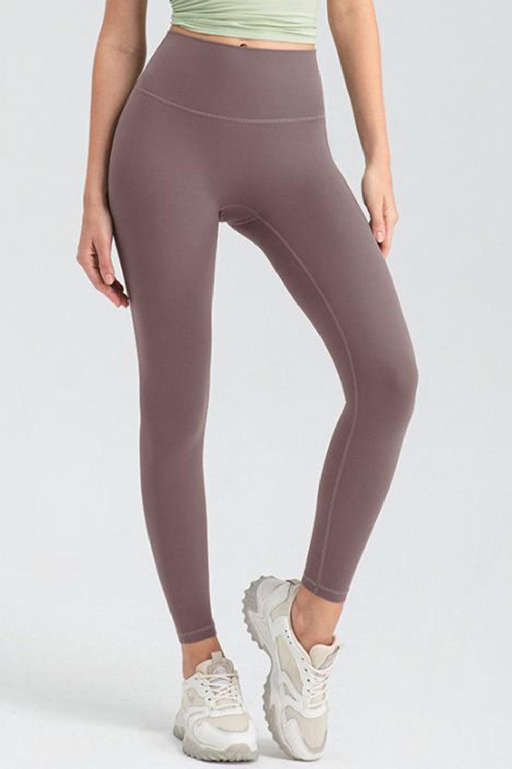 Wide Waistband High Waist Sport Leggings - 808Lush