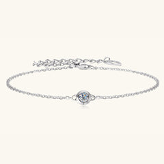 Inlaid Moissanite 925 Sterling Silver Bracelet - 808Lush