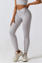 V-Waistband Sports Leggings - 808Lush