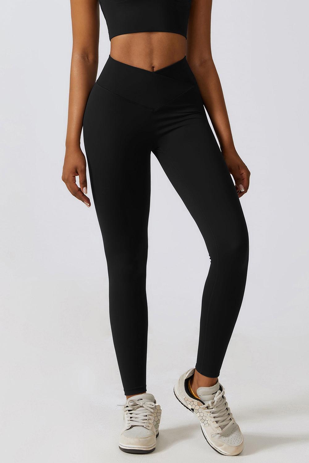 V-Waistband Sports Leggings - 808Lush