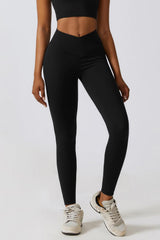 V-Waistband Sports Leggings - 808Lush