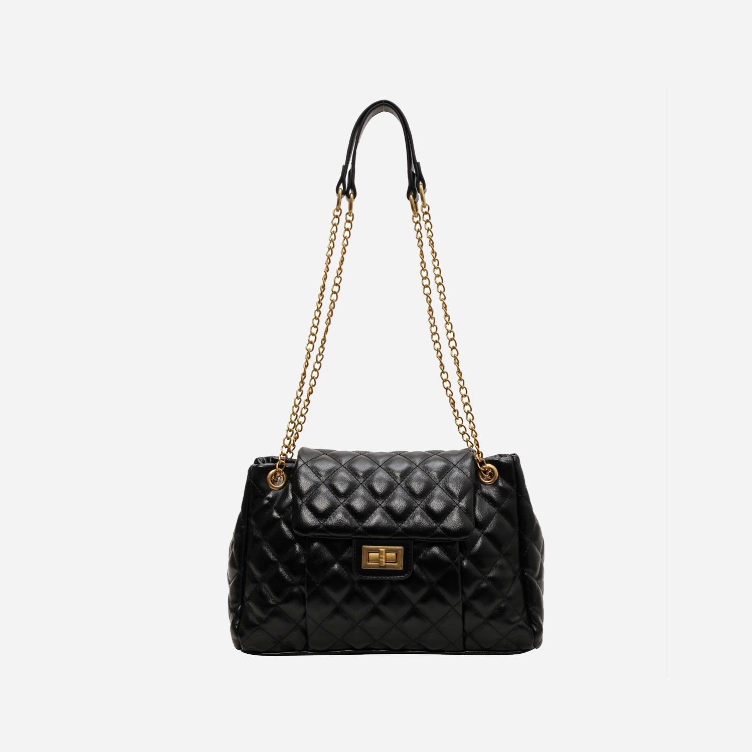 PU Leather Shoulder Bag - 808Lush