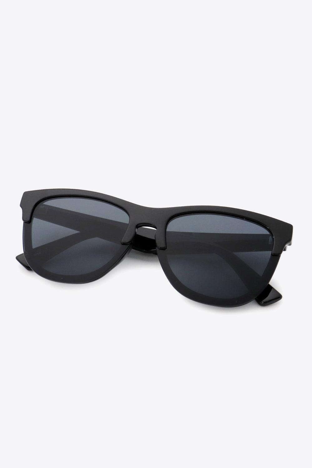 UV400 Browline Wayfarer Sunglasses - 808Lush